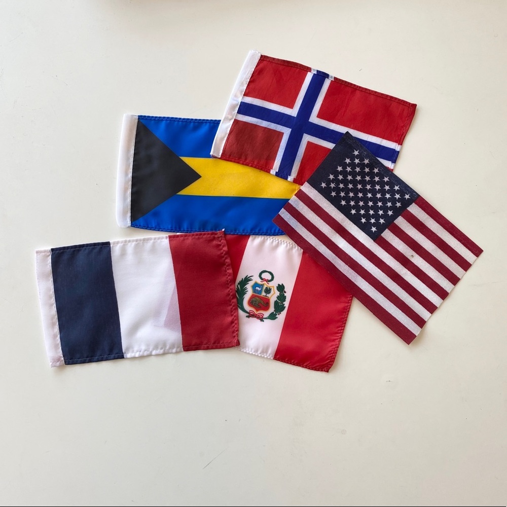 ⭐️3/$15 World Flags (5)